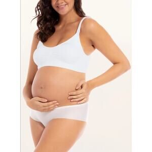 Magic Bodyfashion Size XL White Mama Comfort Nursing Bra Padded Wireless G28-18